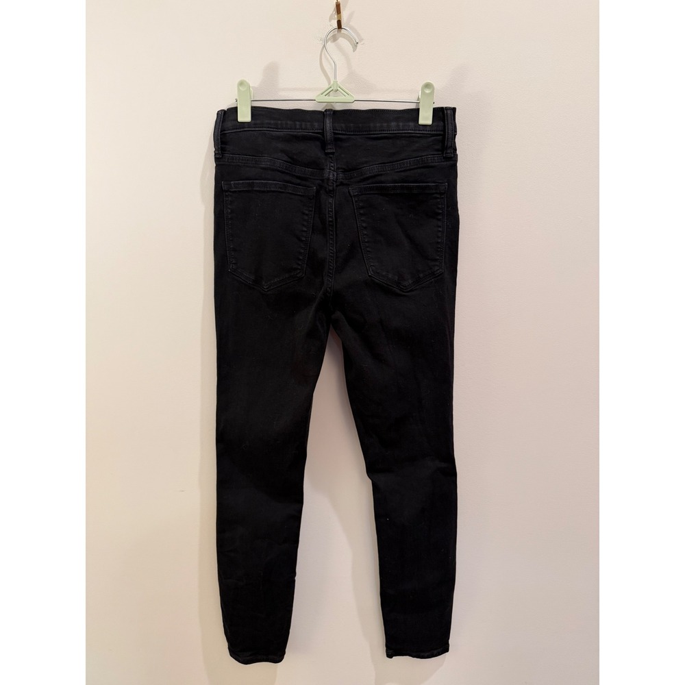J.Crew‎ Women's Size 27 Faded Black Skinny Jeans Mid Rise Denim
